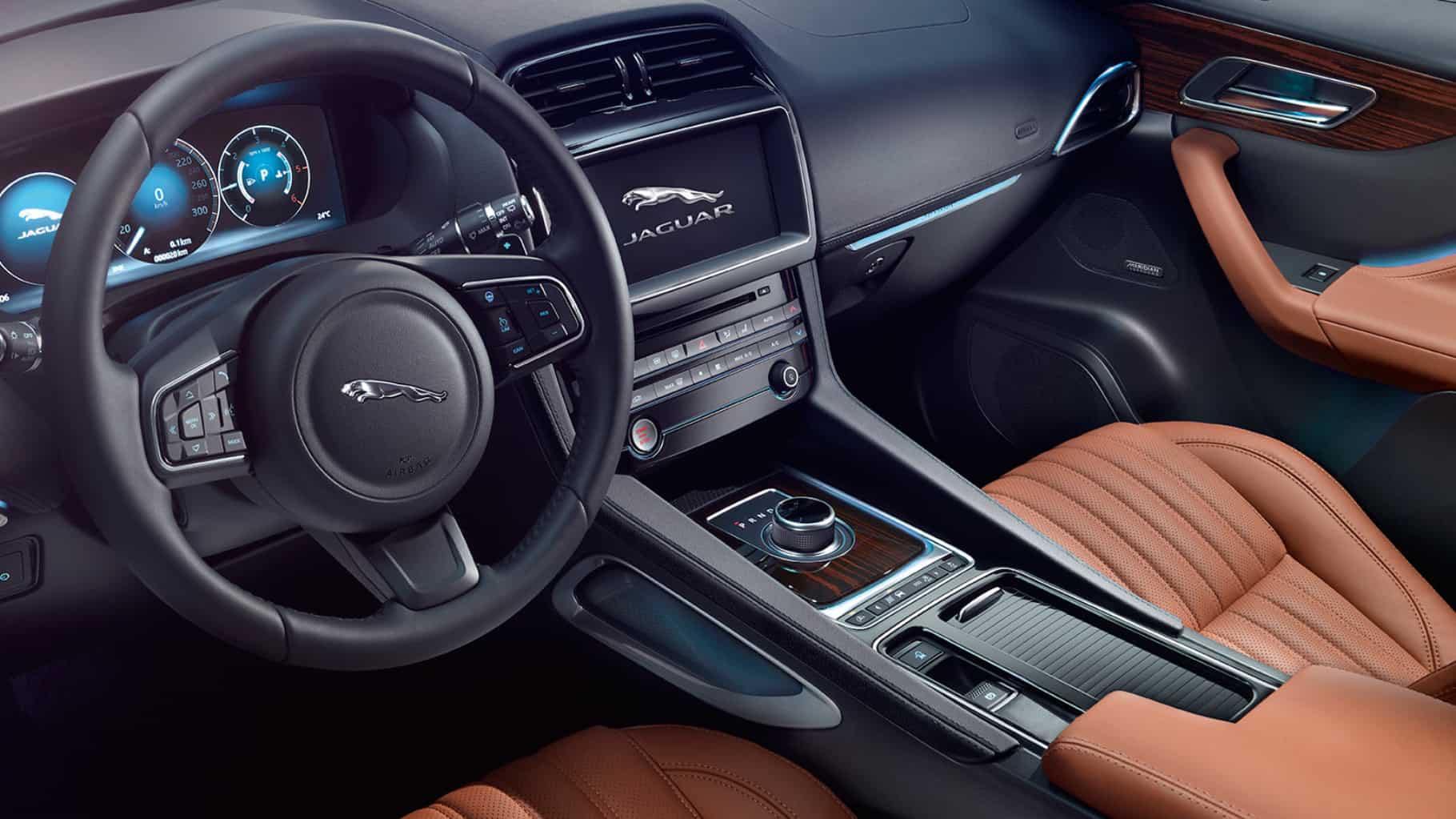 Jaguar F-Pace Interior Front Seats.