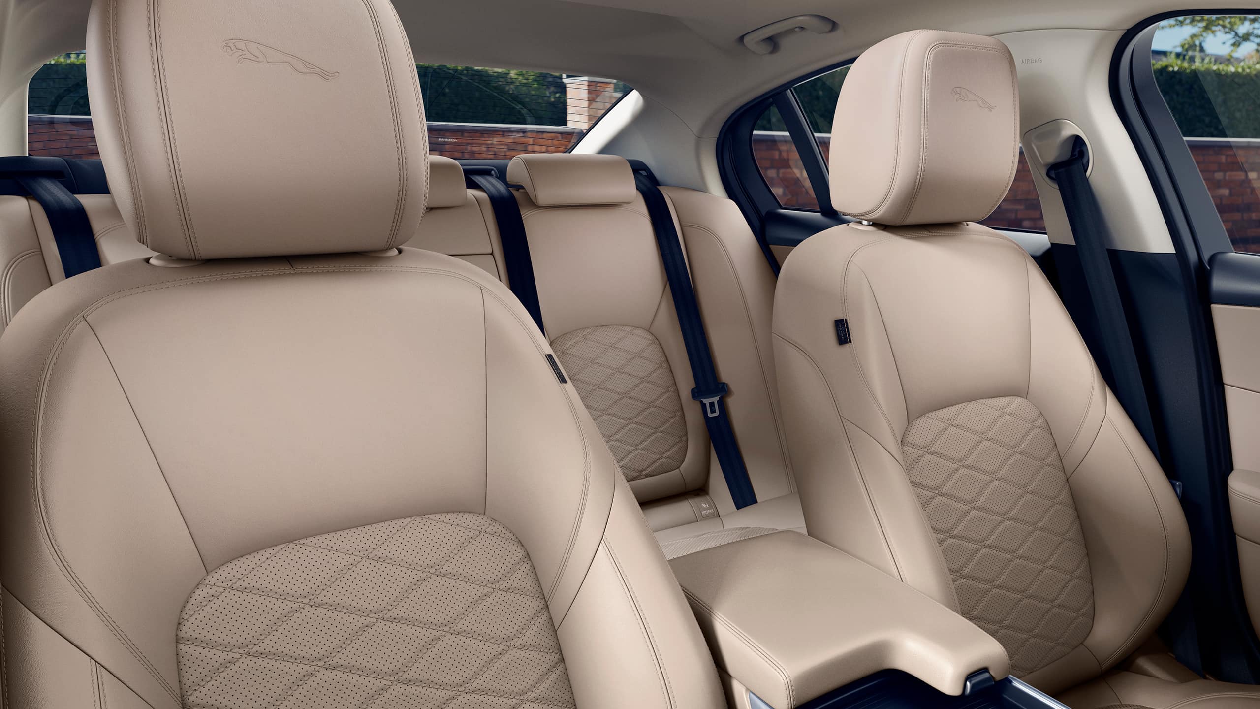 Jaguar XE Close view of Interior Seats